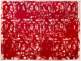 Untitled (Anxious Red) by Rashid Johnson
