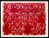 Untitled (Anxious Red) by Rashid Johnson
