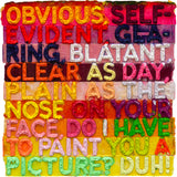 Obvious by Mel Bochner