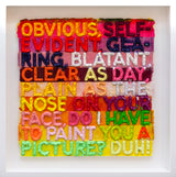 Obvious by Mel Bochner