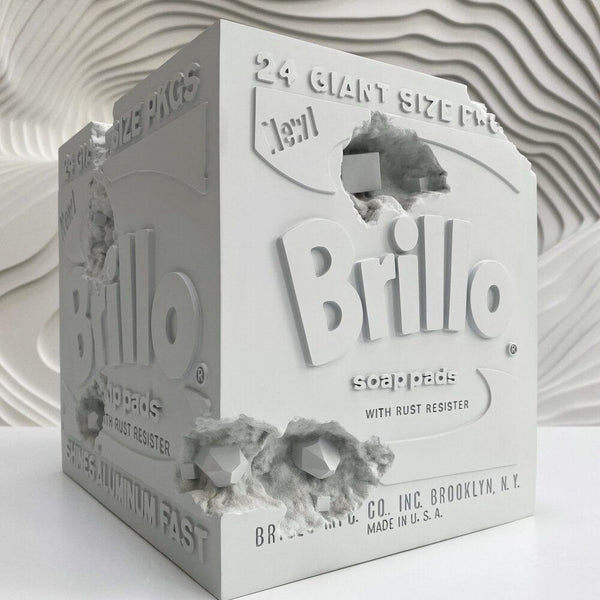 Arsham Eroded Brillo Box, 2020 Resin – David Benrimon Fine