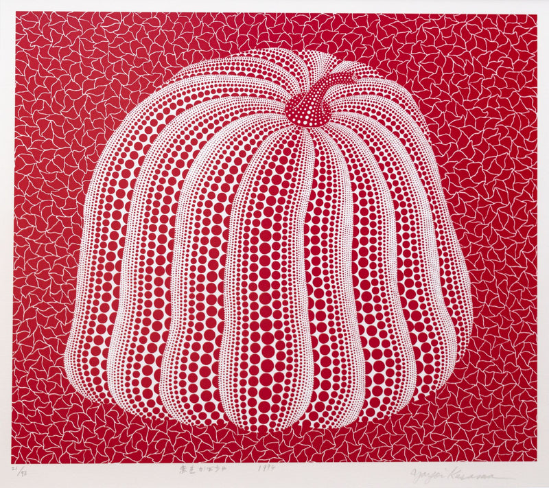 Red Colored Pumpkin - David Benrimon Fine Art Gallery