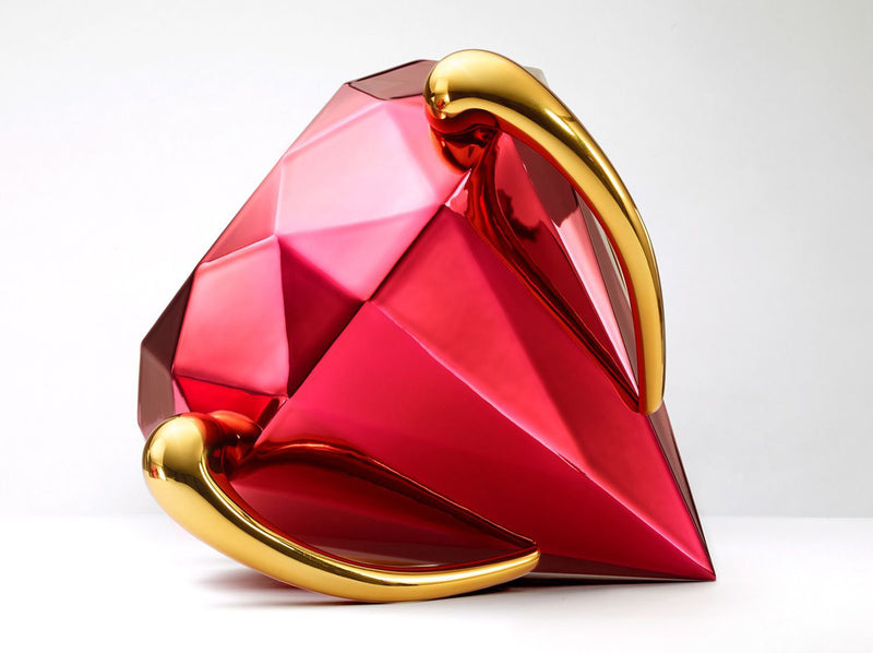 Diamond (Red) - David Benrimon Fine Art Gallery