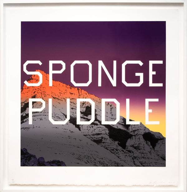 Sponge Puddle - David Benrimon Fine Art Gallery