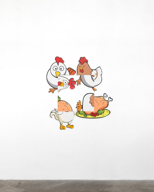 Chicken Rotation - David Benrimon Fine Art Gallery