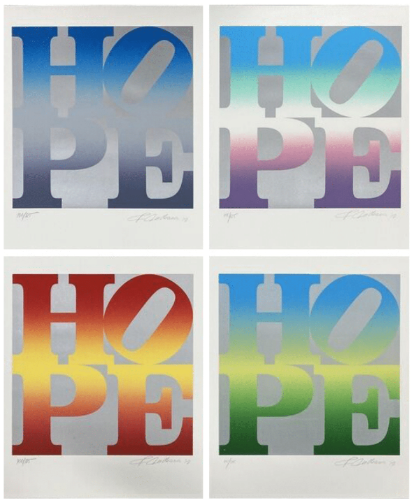 Four Seasons of HOPE, Silver Portfolio - David Benrimon Fine Art Gallery