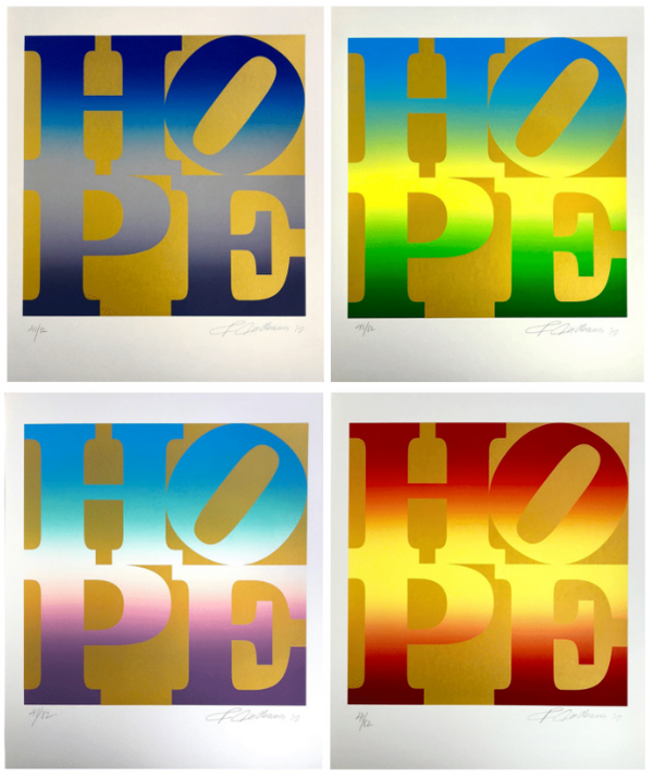 Four Seasons of HOPE, Gold Portfolio - David Benrimon Fine Art Gallery