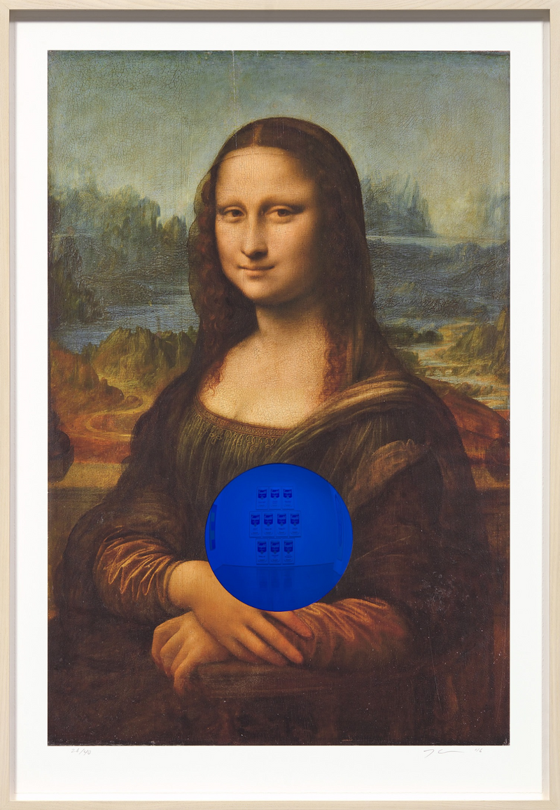 Gazing Ball (da Vinci Mona Lisa)